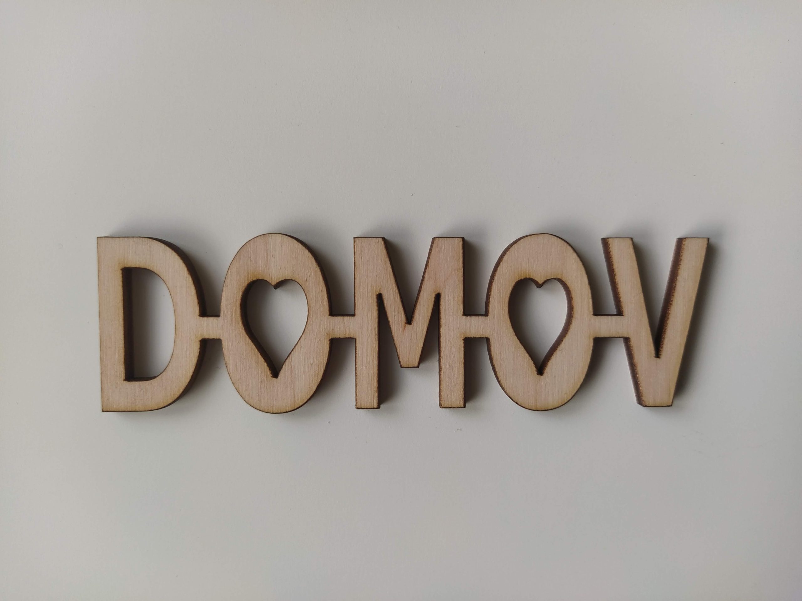 Nápis Domov Nápis Domov