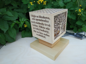 Stolná lampa - text na želanie
