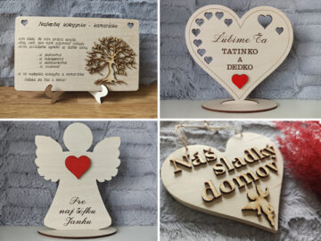 Srdiečka , tabuľky , anjeli