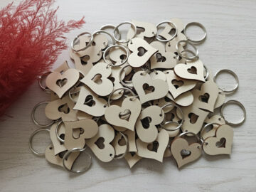 Drevené kľúčenky